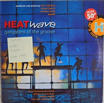 Heatwave Gangsters Of The Groove Vinyl Record VG+/VG Star 2434 1990