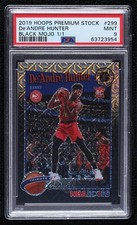 2019-20 NBA Hoops Premium Stock Black Mojo Prizm 1/1 De'Andre Hunter PSA 9 0nr3