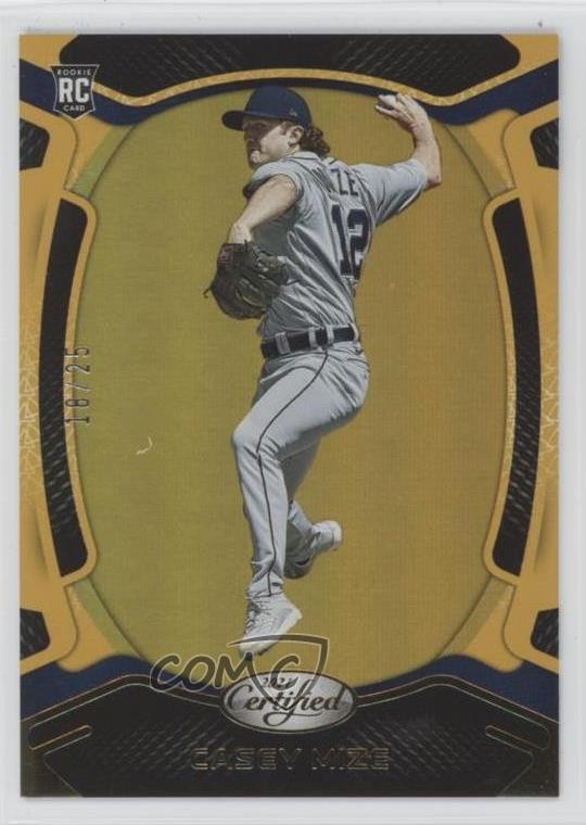 2021 Panini Chronicles Certified Mirror Gold 18/25 Casey Mize #35 Rookie RC 15xk