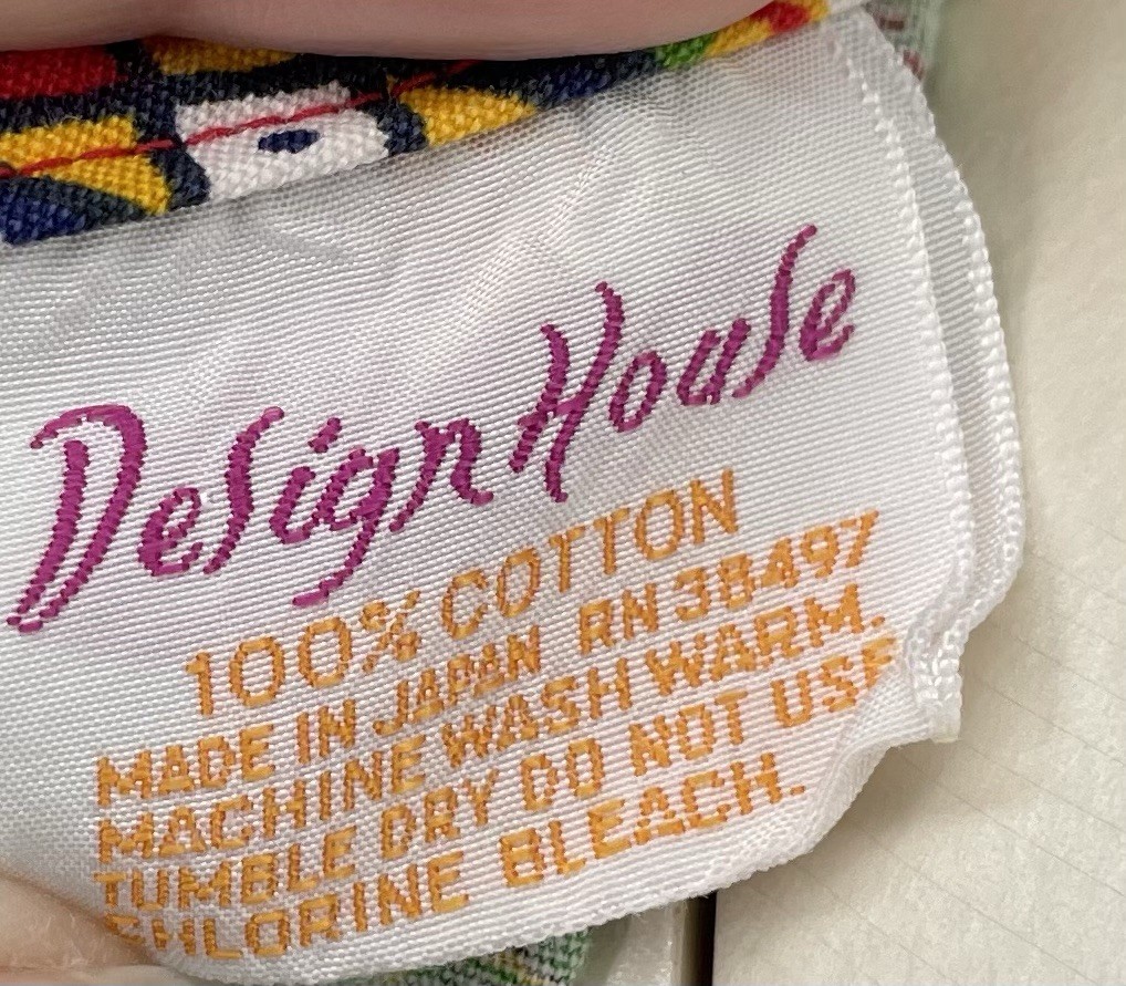 VTG 60s Patchwork Print Ruffled Apron Hippie Pina… - image 12