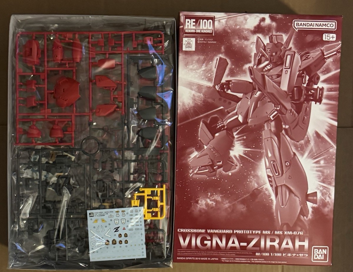 RE/100 1/100 Vigna-Zirah Premium Bandai Model Kit Gundam F91