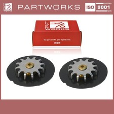 2x Dämpfungsblech Bremssattel für PORSCHE 928 S4 964 993 VORNE 44mm