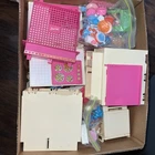 Vintage Lot Of Barbie Clothes , accessories And Strawberry Shortcake Clothes