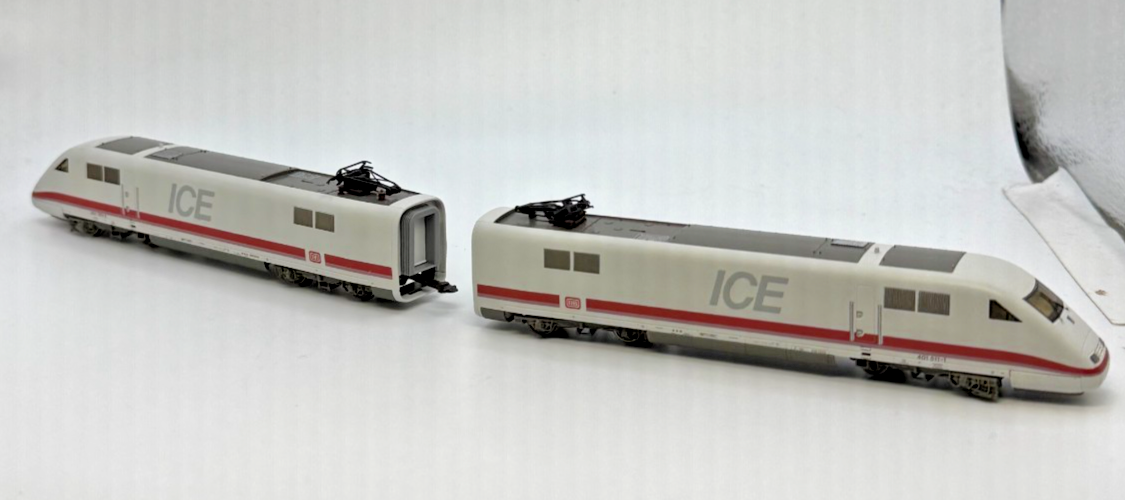 鉄道模型 FleischmannNpiccolo7440InterCityExpress N Scale Fleischmann Intercity BR 401 Express ICE 1 Power 1 Dummy