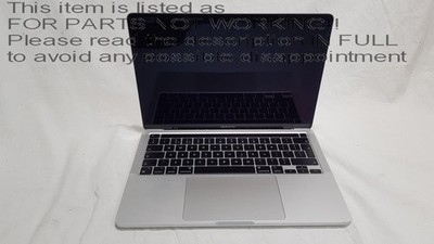 TEILE AUSGEBAUT! Apple MacBook Pro 2020 Touch Bar 13'' Laptop VOLLE TECHNISCHE DATEN UNBEKANNT!
