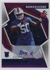 2021 Panini Rookies & Stars Purple Signatures 9/25 Greg Rousseau #172 Auto 4g8