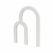 Accessoire Géométrique En Résine Blanc Uni Accessoires Photo Minimaliste
