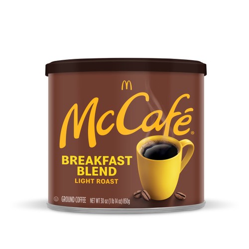 McCafe Breakfast Blend, Ground Coffee, Light Roast, 30oz. Canned - Picture 5 of 5