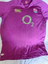 Canterbury England Red Rose Rugby Union Away Jersey Shirt 2012/13 Size XL