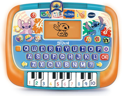 Kinder Lerntablet VTech Stitch Lernspielzeug Lesen Mathematik Musik Spiele Spaß
