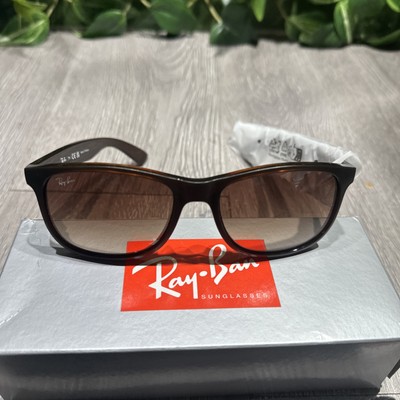 Ray-Ban Andy Brown Gradient Sunglasses Rb4202 607313 55 for  display picture 3