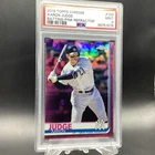 Aaron Judge 2019 Topps Chrome Batting Pink Refractor #100 New York Yankees PSA 9