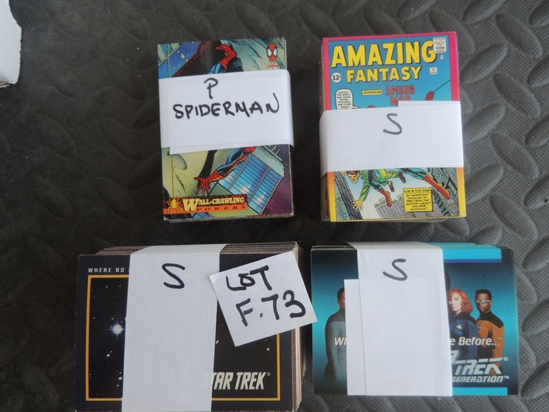 TRADING CARD BOX LOT F 73 MARVEL STAR TREK C-PICS U GET ALL SETS PARTIAL SETS
