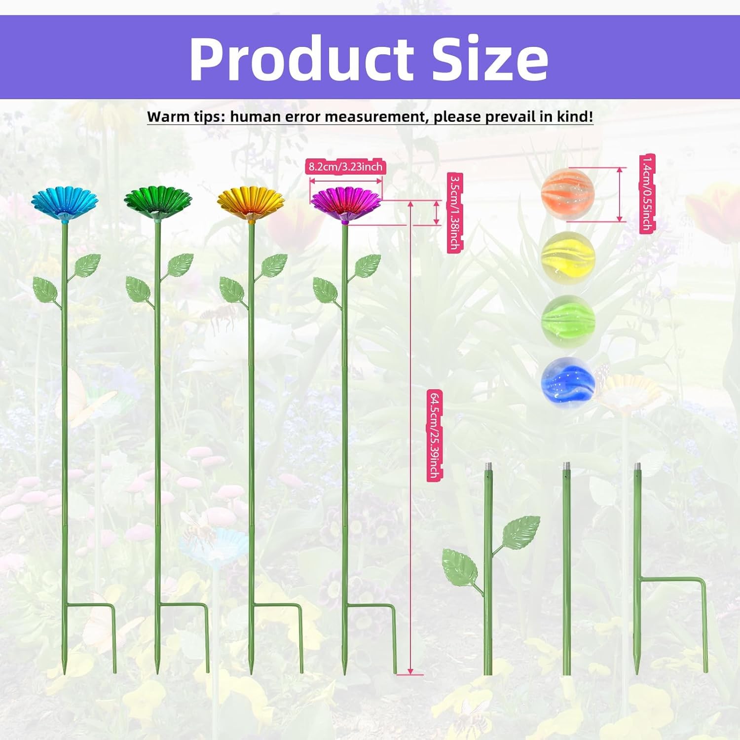 4 pcs Butterfly Feeders Bowl Bee Watering Station Metal Red、Blue、Green、Yellow 