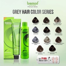 LazMallBremod Haarfarbe (Ash/Ash Brown/Chocolate Brown/Silver Gray) 100ml Haar