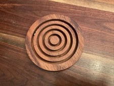Circle Puzzle Challenge Handcrafted Wood Puzz...