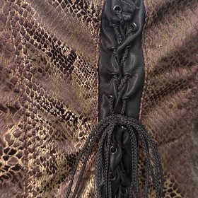 Brown Snakeskin Corset Large 