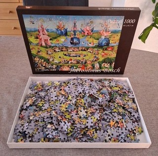 Puzzelman: Iheronimus Bosch Puzzle "De Tuin der lusten" 1000 Teile