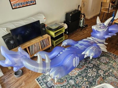 Imaginary Creature Factory (ICF) Veela Ghost Dragon Inflatable Toy Pearl Flame