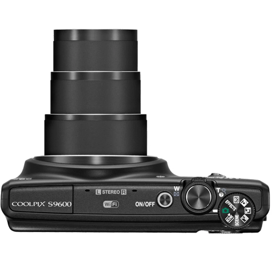 Câmera Digital Nikon COOLPIX S9600 16 MP 22x Zoom Óptico Preta - Imagem 2 de 4