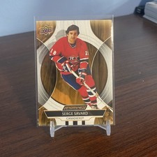 Serge Savard 2024-25 UD Engrained Icons #21 Montreal Canadiens
