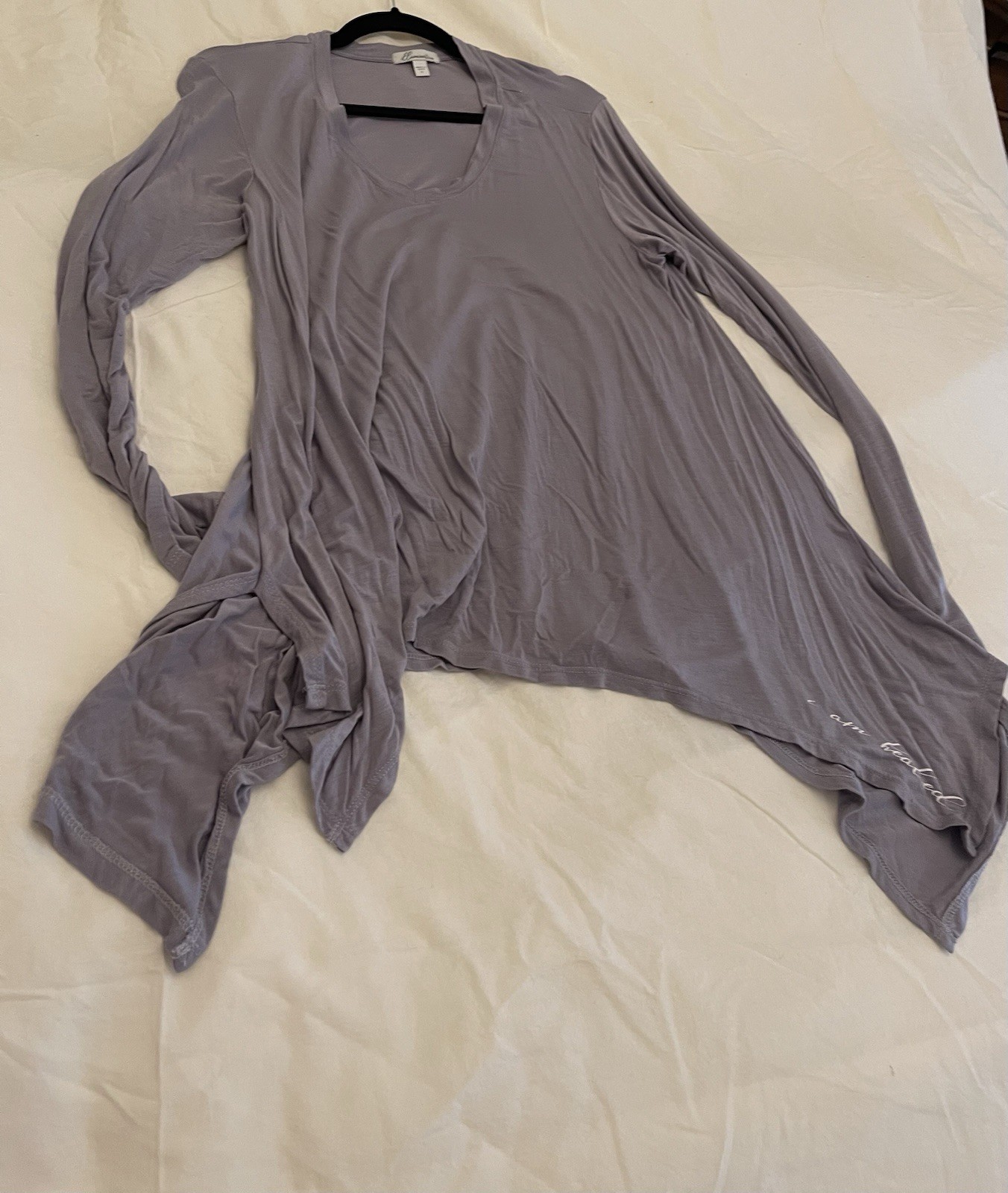Women’s Illuminative “I Am Healed . . . “ Tunic Top Long Sleeve Sz XL image 2