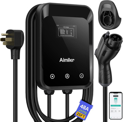 Level 2 EV Charger, 48A/11.5kW, ETL Certified Electric Vehicle Charging Stations
