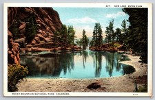 Gem Lake Estes Park Postcard Rocky Mountain National Park Colorado USA Unposted