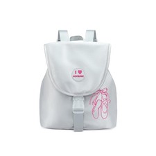 Silver Ballet Backpack,Dance Tutu Bag for Girls, Daily Practice Ballet Team B...