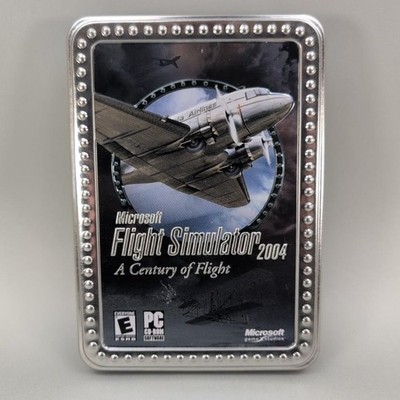 Microsoft Flight Simulator 2004 A Century Of Flight PC Game E Tin Simulation