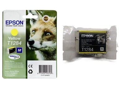 Original Epson T1284 gelb Fuchs Stylus S22 SX125 SX130 SX230 SX235 SX420 o.V