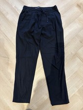 Zara Men’s Small Navy Blue Trousers Elasticated Waist