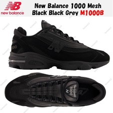 New Balance 1000 Mesh Black Black Grey M1000B Men's Size