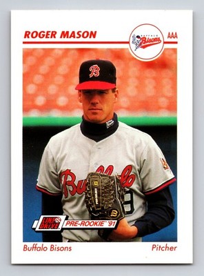 1991 Line Drive Pre-Rookie #33 ROGER MASON Buffalo Bisons