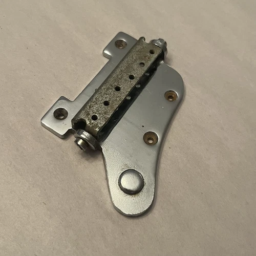 Vintage 60s Teisco ET-200 Electric Guitar Bridge Chrome - Picture 1 of 6