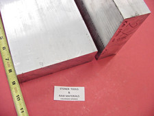 2 Pieces 2" X 6" ALUMINUM 6061 FLAT BAR 9" long SOLID T6511 Extruded Mill Stock