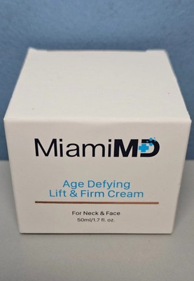MiamiMD Age Defying Lift & Firm Cream for Neck & Face - 1.7 floz New! Miami MD
