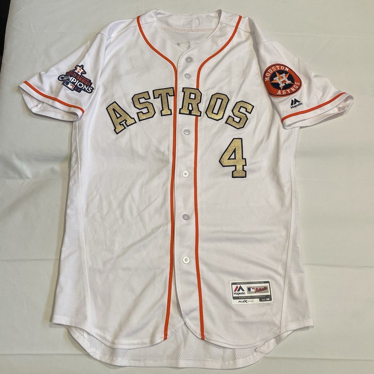 Authentic Springer Houston Astros 2017 World Series Champions Gold