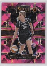 2024 Panini Select WNBA Concourse Pink Ice Prizm Kate Martin #22 Rookie RC 0a3b