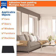 20Pcs Adhesive Foam Padding 1/16 in Thick X 6 in X 6 In,Closed Cell Foam Shee...