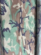 WOODLAND NYCO RIPSTOP CAMOUFLAGE FABRIC MILITARY BDU 65"