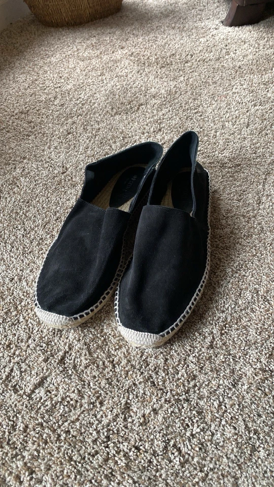 Zapatos Todd Snyder Nomad Alpargata Negros Talla 13.  Nuevo sin caja Foto 2 de 4