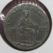 1921 Rare Notgeld 50 PFENNIG Coin 1921, City Of Kempen, Free Shipping