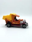 Vintage Hot Wheels 1977 A Truckin' Dumpin' A Truck Orange Ford Hot Rod Hong Kong