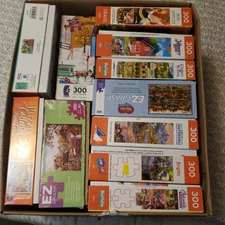 Lot Of 11 -300 Piece Jigsaw Puzzles Various Brands complete