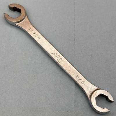 Vintage MAC Tools 5/8'' x 11/16'' Flare Line Wrench OHB2022 USA