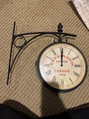 Kensington Station Double Side clock (Large) Free Shipping | eBay