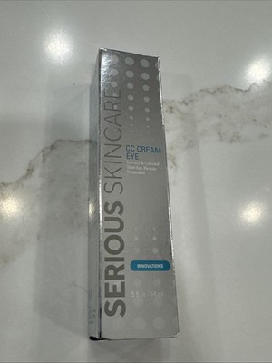 Serious SkinCare CC Cream Correct & Conceal Total Eye Beauty Treatment .5 fl oz