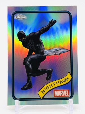 NIGHTHAWK - SP SILVER CHROME REFRACTOR #20 - 2025 Topps Chrome MARVEL