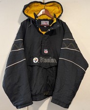 Vintage Pittsburgh Steelers Jacket Men XXLarge NFL Football 90s Starter Pullover